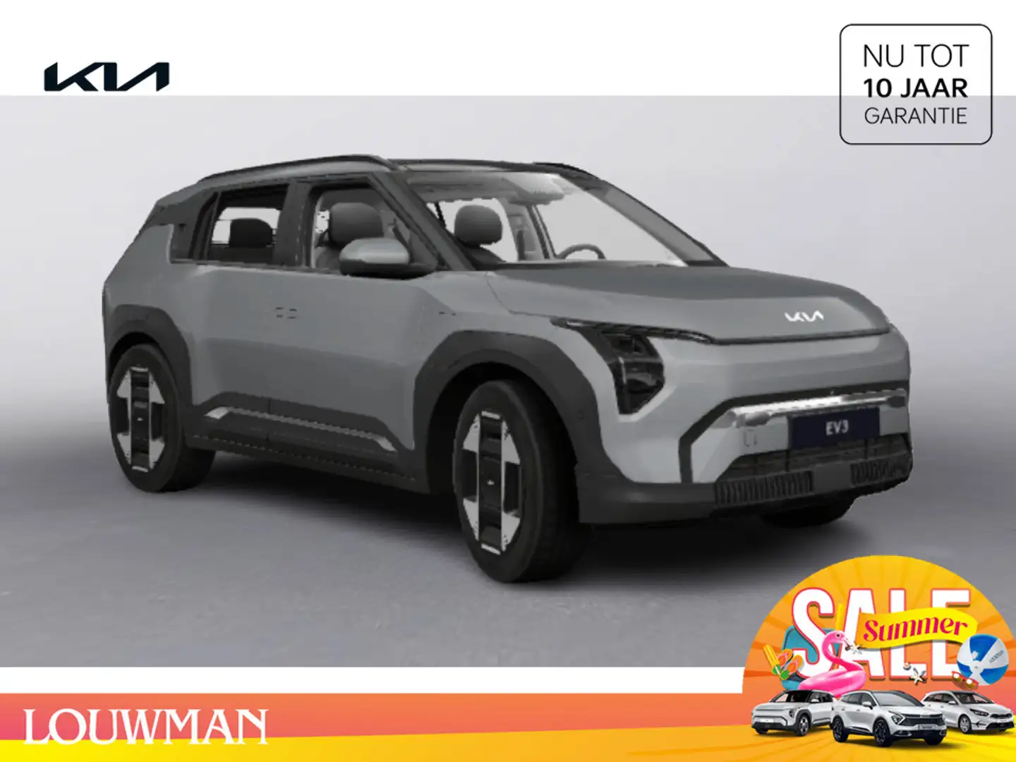 Kia EV3 Plus Advanced 58.3 kWh Elektrisch FWD Crossover Sh Grijs - 1