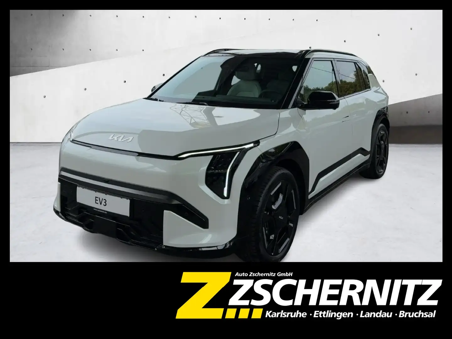 Kia EV3 81,4kWh GT-line ACC+Navi+SHZ+2xKlima+360+Kam. Weiß - 1