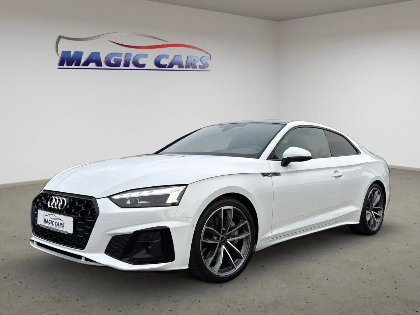 Audi A5 Coupe 45TFSI quattro S line *Pano*Matrix*360° Blanc - 1