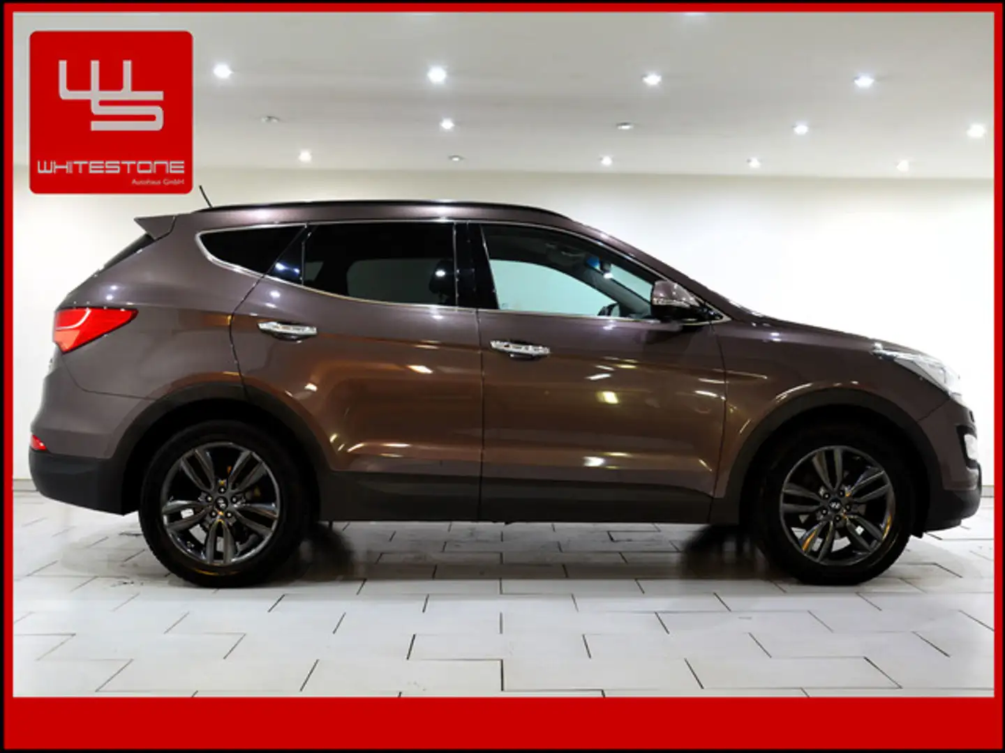 Hyundai SANTA FE Santa Fe Premium 4WD Aut/Nav/Leder/LED/R.Cam/AHK Hnědá - 2