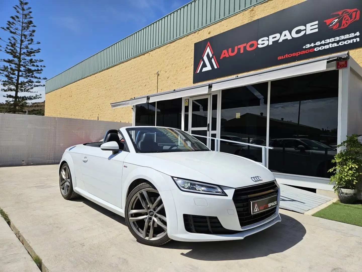 Audi TT Roadster 1.8 TFSI S line edition S-Tronic Blanc - 1