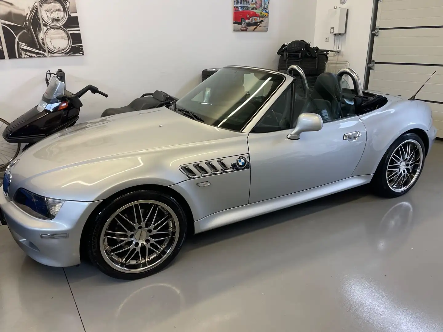 BMW Z3 Roadster 1.8 NEUZSTD KLIMA SCHNITZER 18" VOLL Zilver - 1