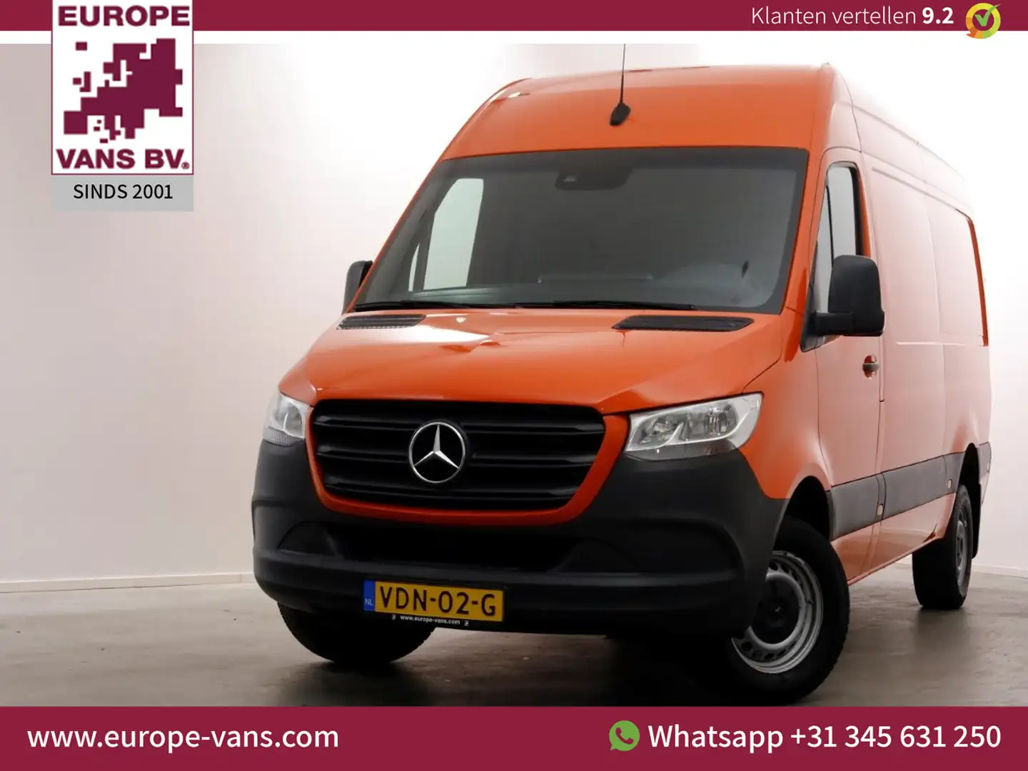 Mercedes-Benz Sprinter 316 CDI 163pk E6 RWD L2H2 7G Automaat Navi/Camera Oranje - 1