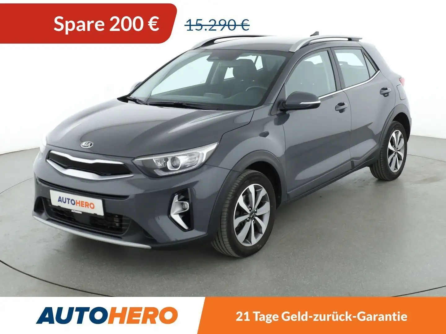 Kia Stonic 1.0 TGDI Mild-Hybrid Drive*NAVI*TEMPO*CAM*PDC*SHZ* Grijs - 1