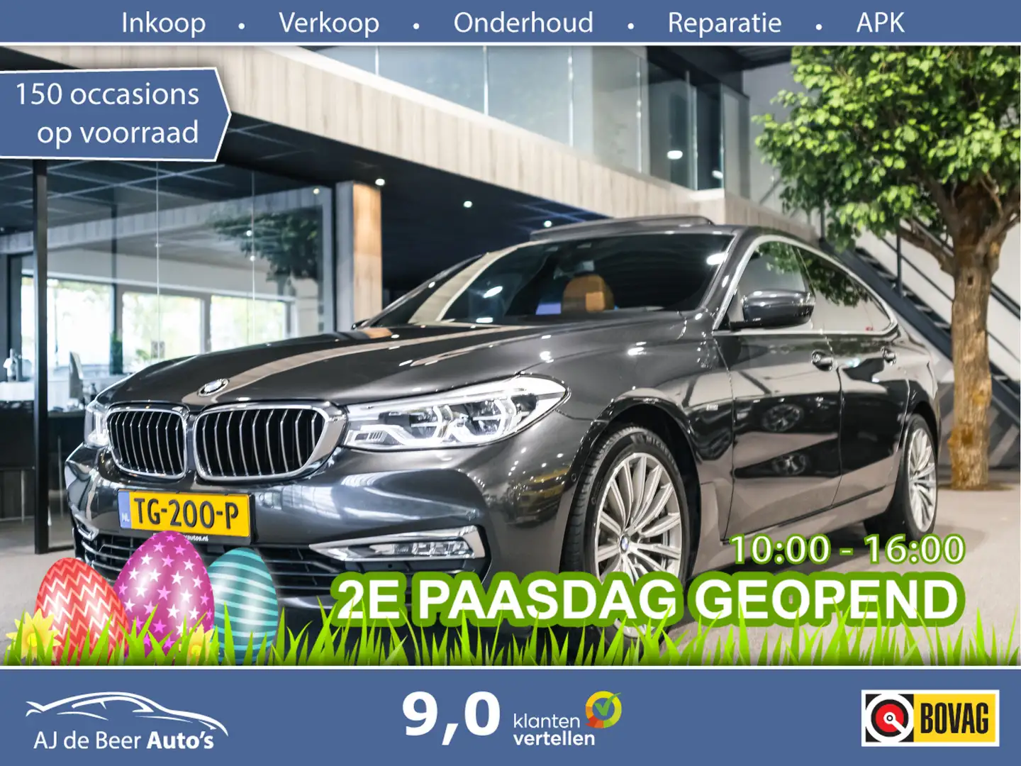 BMW 630 6-serie Gran Turismo 630i High Executive Automaat Gris - 1