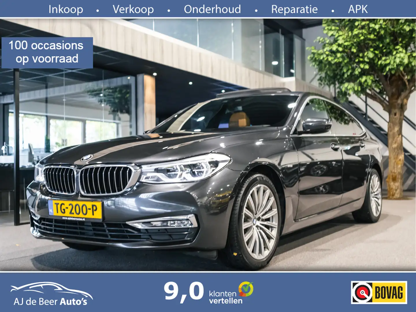 BMW 630 6-serie Gran Turismo 630i High Executive Automaat Сірий - 1