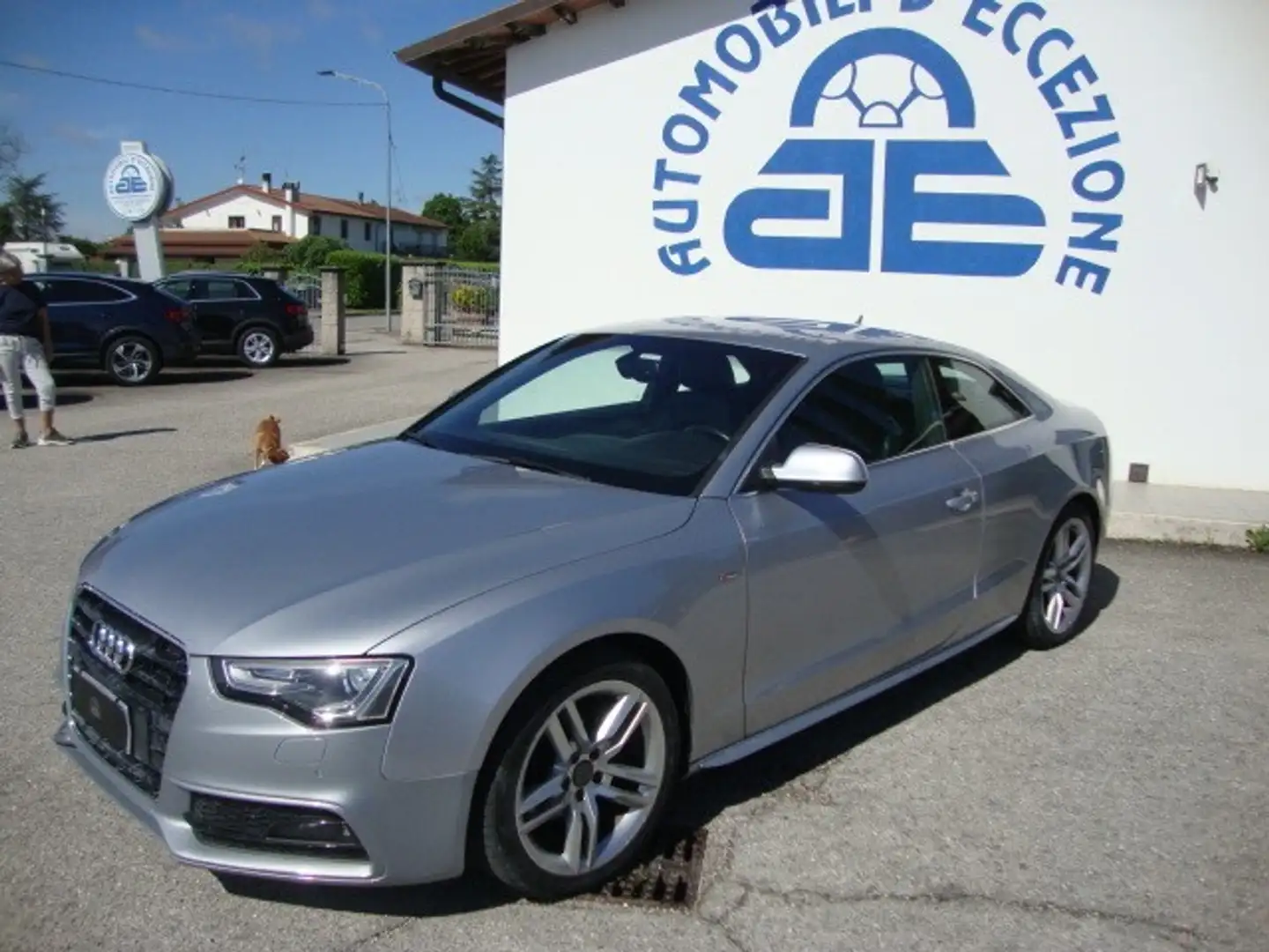Audi A5 2.0 TDI  diesel SLINE Argent - 2