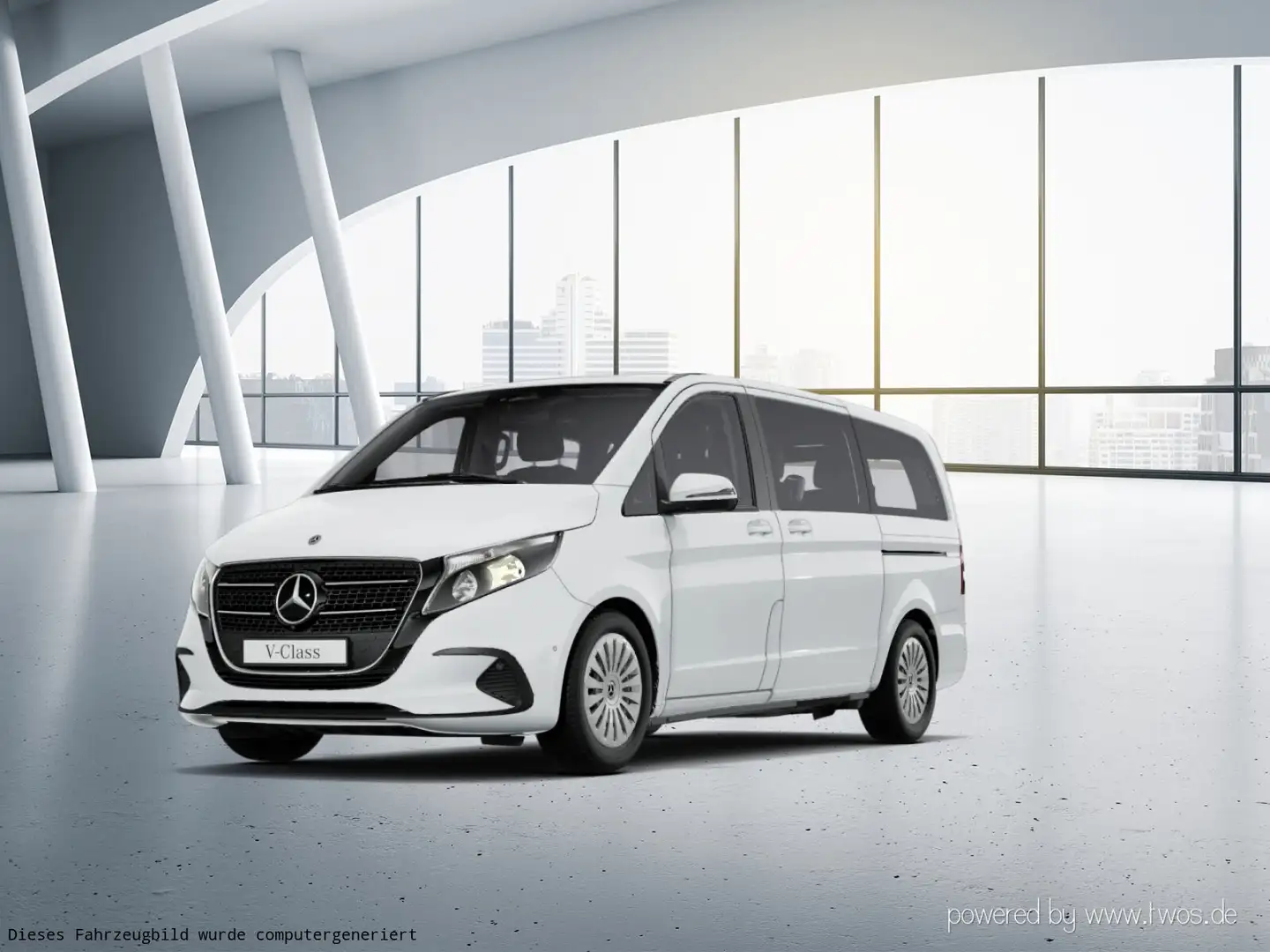 Mercedes-Benz V 250 V 250 d Lang Kamera/Klima/Navi/Distronic/MBUX Weiß - 2