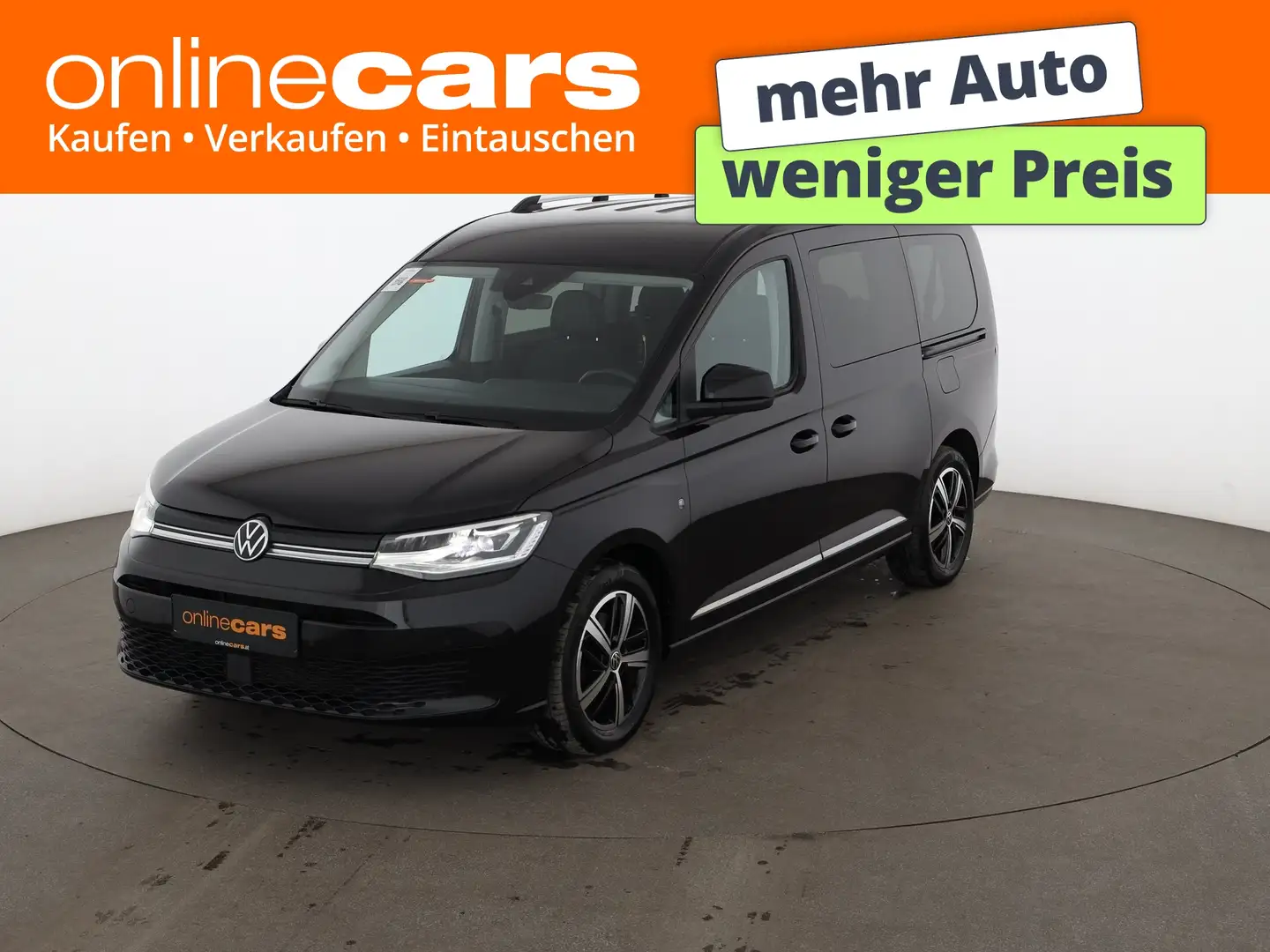 Volkswagen Caddy 2.0 TDI Style Maxi Aut 7-SITZER LED AHK NAV Schwarz - 1