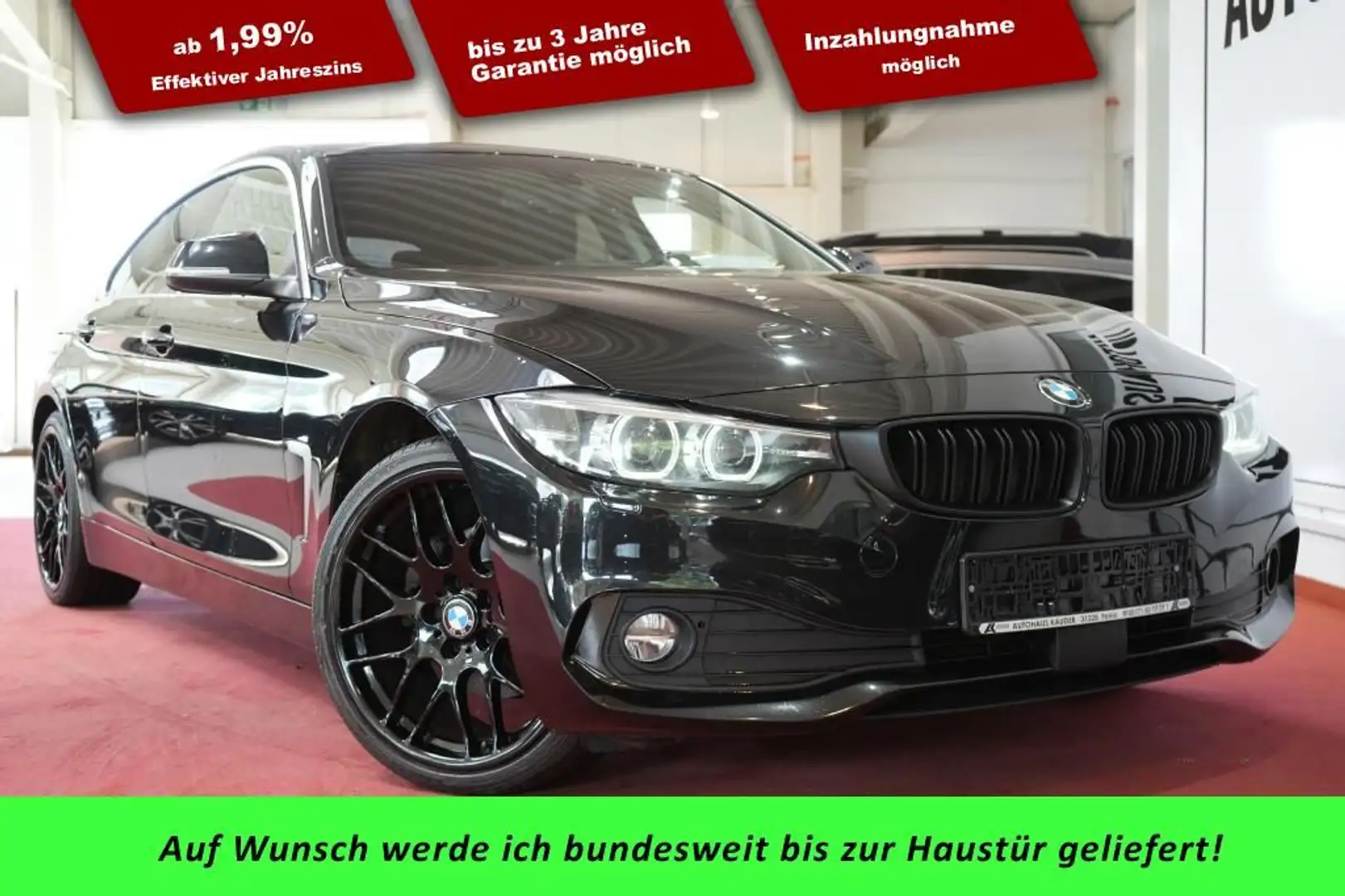 BMW 420 d Advantage*LED*Lane* Schwarz - 1