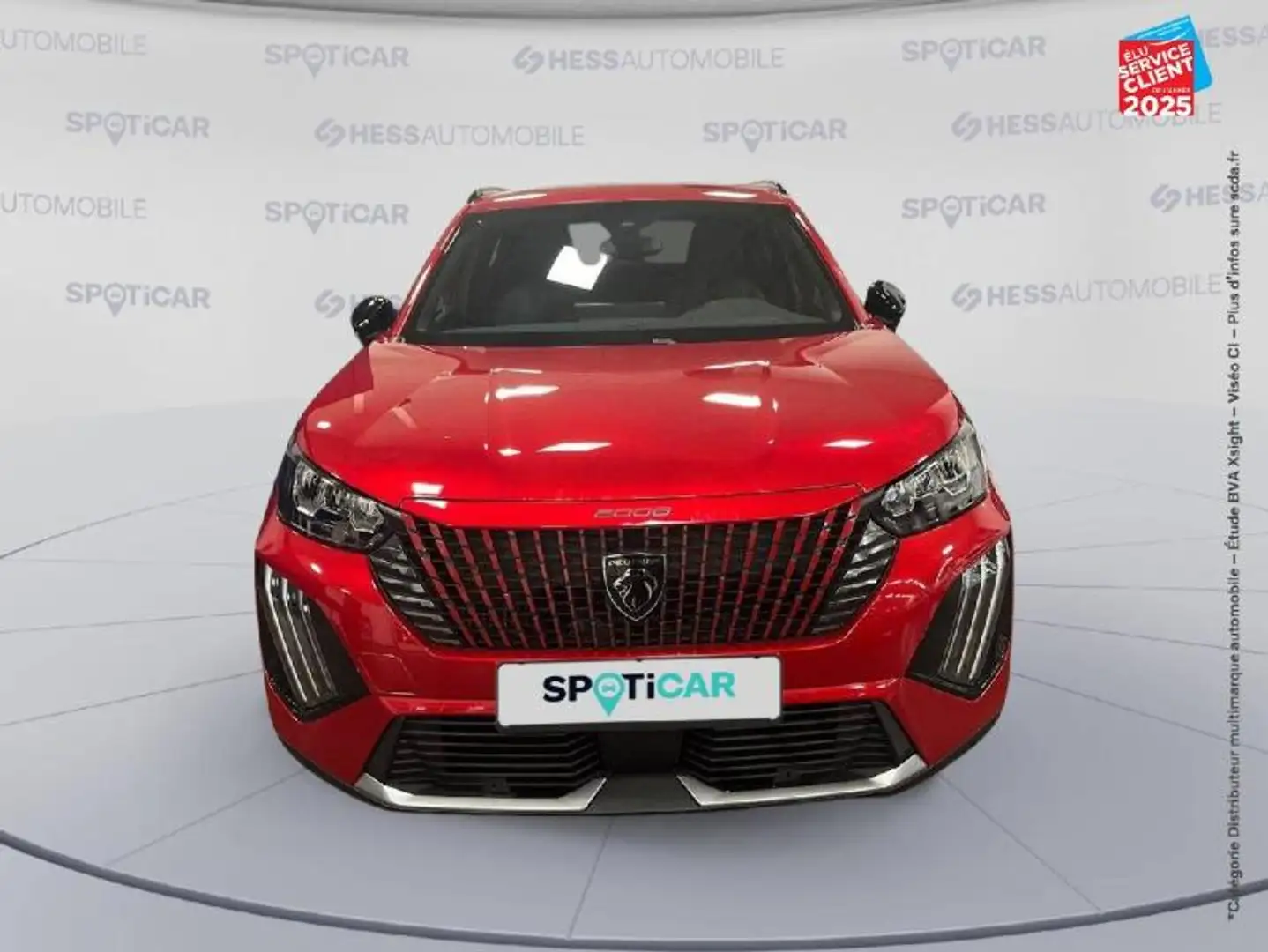Peugeot 2008 1.2 Hybrid 136ch Allure e-DCS6 Rouge - 2