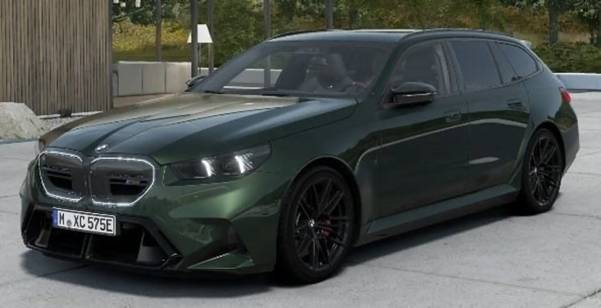 BMW M5 Touring MALACHITGRÜN Glasdach AHK Sitzbelüftung AC Grün - 2