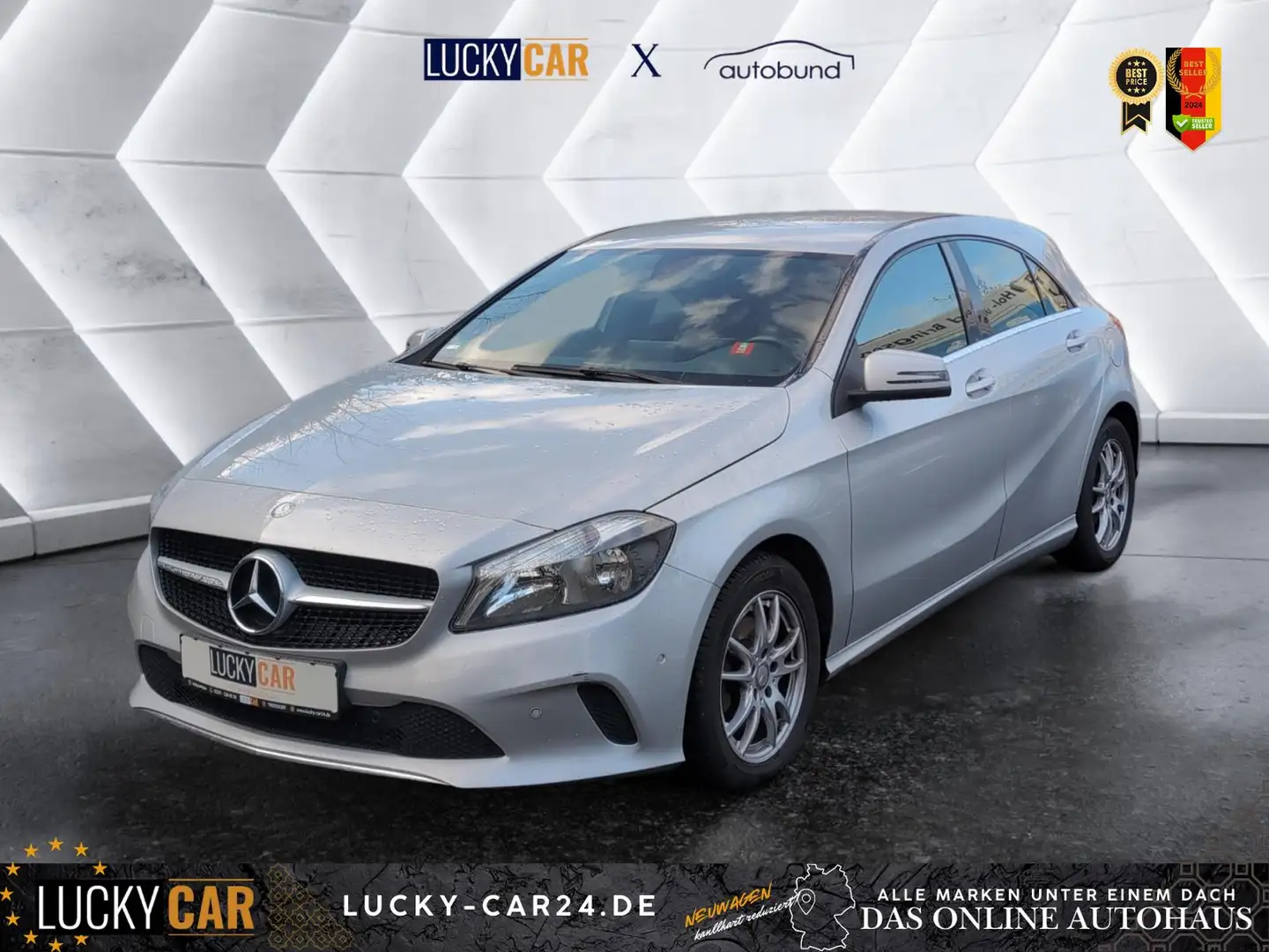 Mercedes-Benz A 180 NAVI//KLIMA//SHZ//GARANTIE//MULTIMEDIA//T... Silber - 1