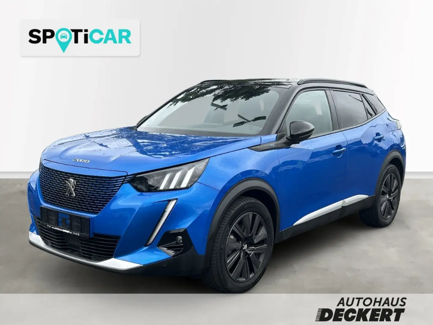 Peugeot 2008 GT Pack Elektro El. Panodach Navi LED ACC Klimaaut Blau - 1