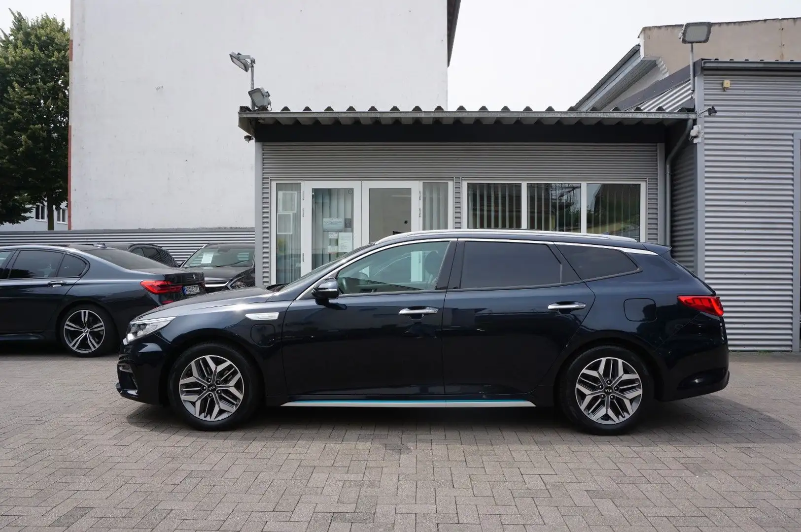 Kia Optima Sportswagon Spirit Hybrid Pano 360 ACC HK Bleu - 2