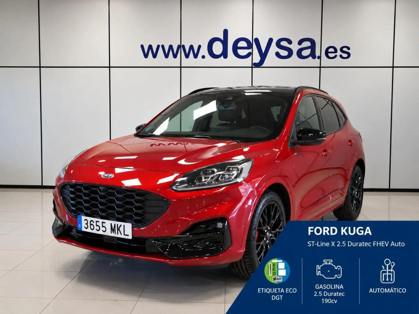 Ford Kuga ST-Line X 2.5 Duratec FHEV Auto Rojo - 1