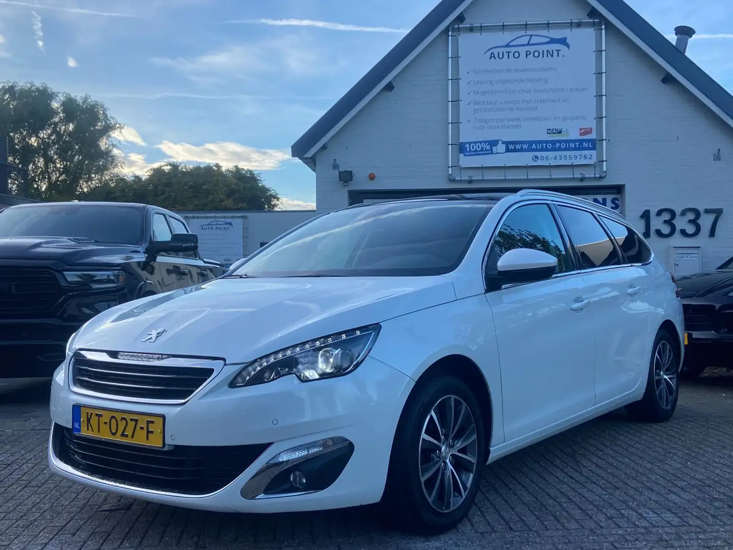 Peugeot 308 SW 1.2 AUTOMAAT/CRUISE/PANO/NAVI/PDC Blanc - 1