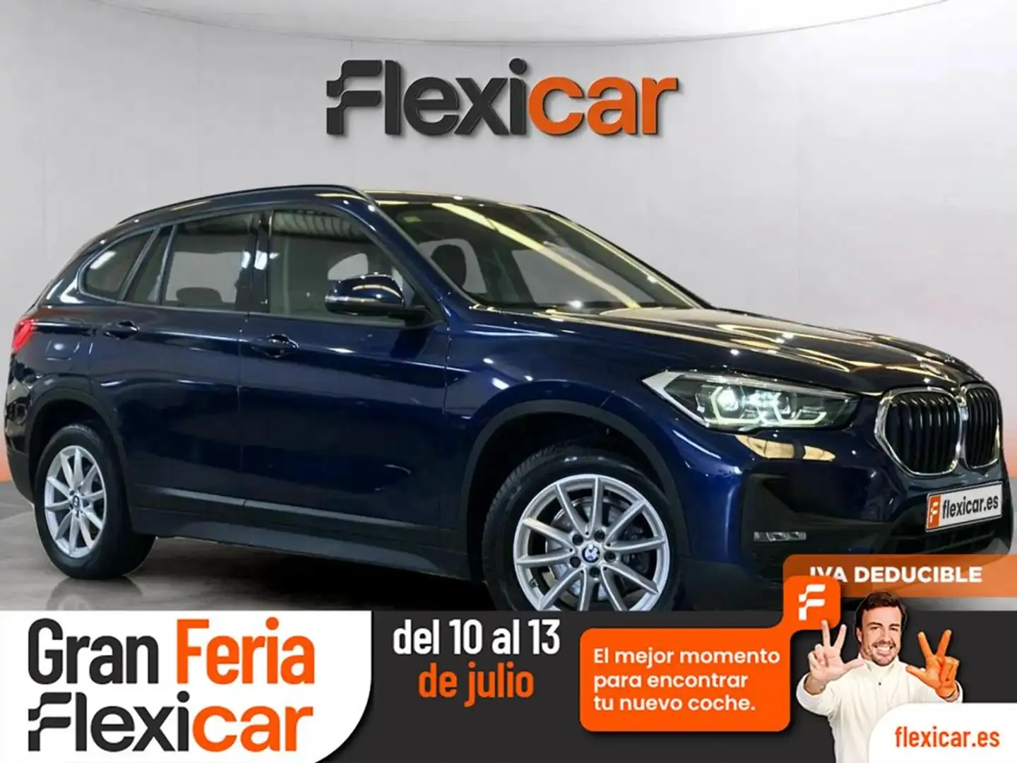 BMW X1 sDrive16d Bleu - 1