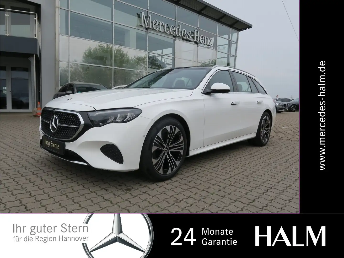 Mercedes-Benz E 200 Avantgarde Advanced Panorama-Dach 19Zoll Weiß - 1