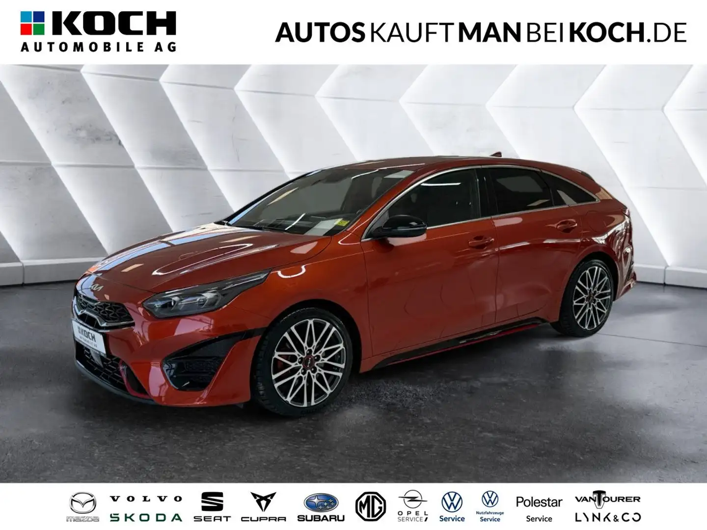 Kia ProCeed / pro_cee'd PROCEED GT LED JBL NAVI ALCANTARA SH ACC KAM Klima Orange - 1