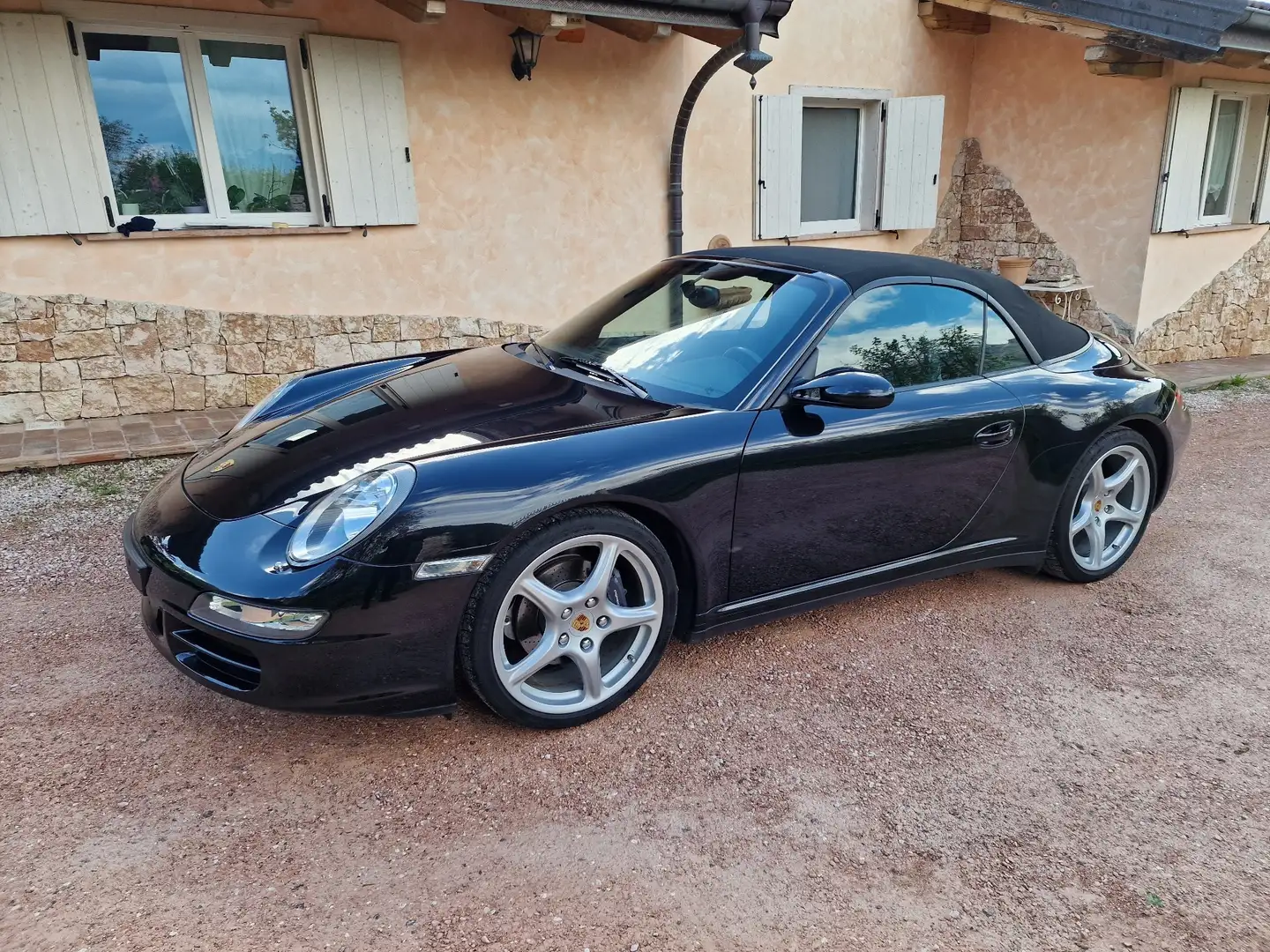 Porsche 997 CARRERA 4 CABRIO MANUALE UNICO PROPRIETARIO Nero - 1