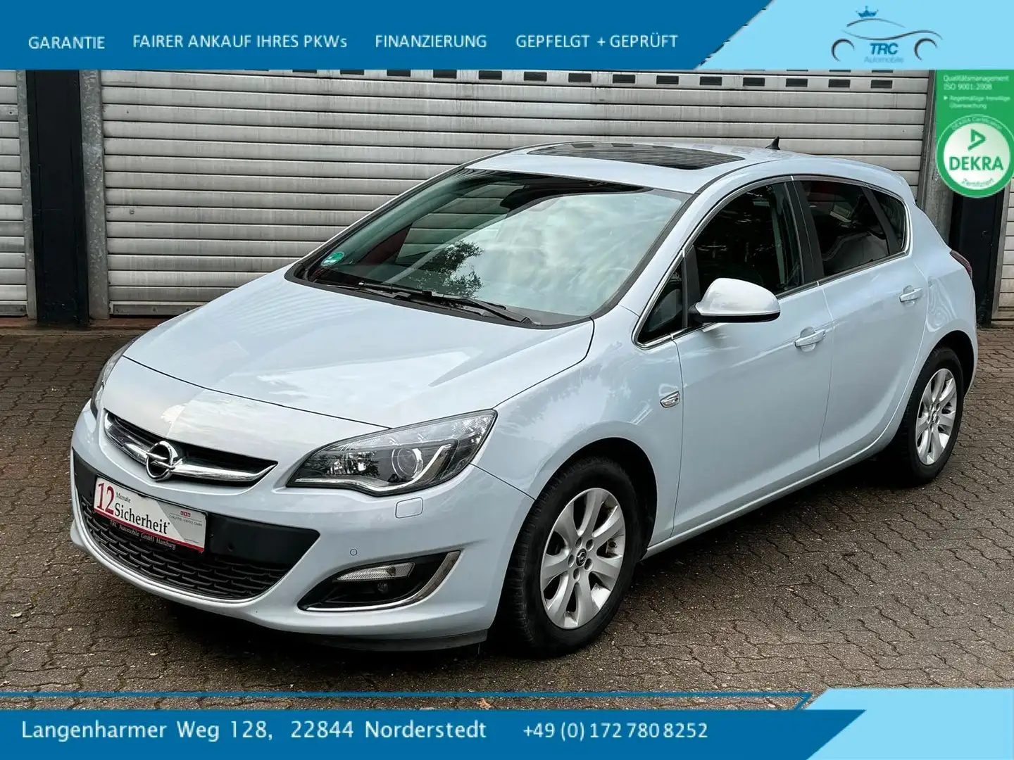 Opel Astra J Lim. 5-trg. Exklusiv*Schiebedach*NAV* Gris - 1