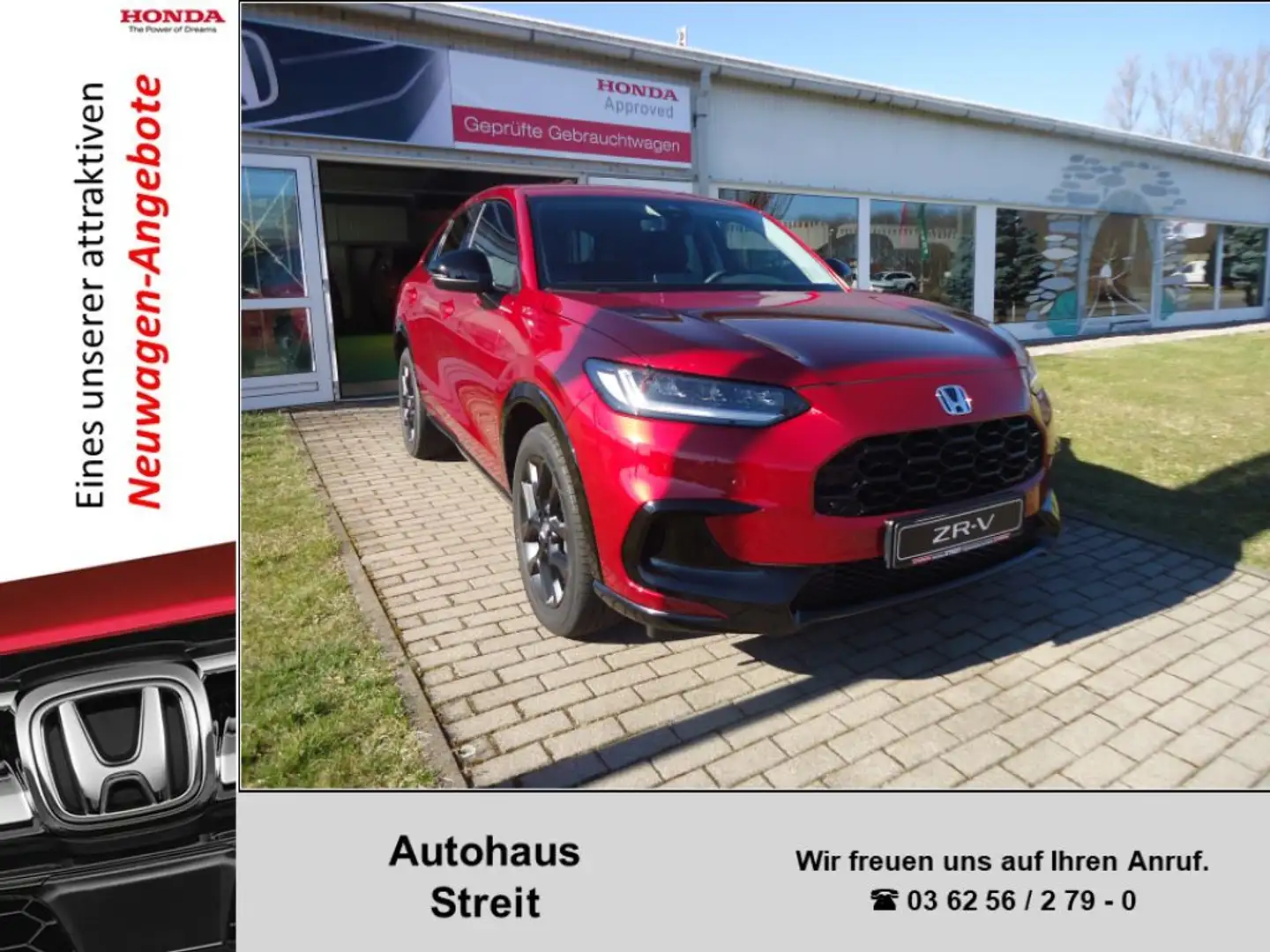Honda ZR-V e:HEV 2.0 i-MMD Hybrid Sport*Privacy Glass* Rouge - 1