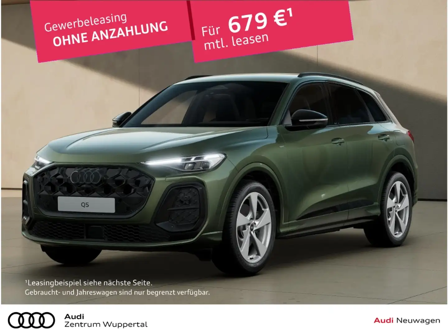 Audi Q5 SUV QUATTRO HYBRID AHK MMI NAVI KAMERA BANG OLUFSE Grün - 1