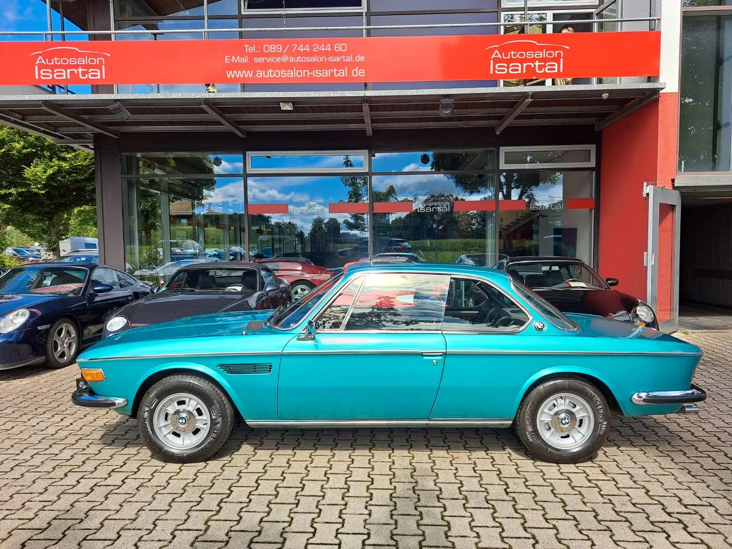 BMW 2800CS Aut. /Leder/ SD/ restauriert -H-Kz. Groen - 1