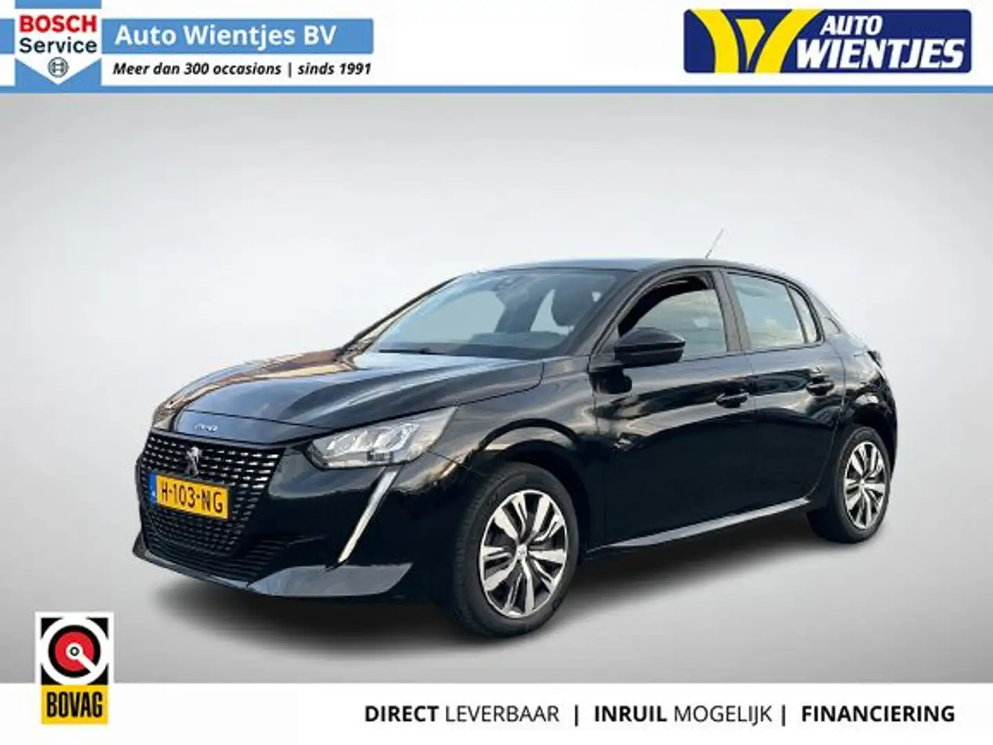 Peugeot 208 1.2 PureTech | Blue Lease Active 5-Drs | Navi | Schwarz - 1