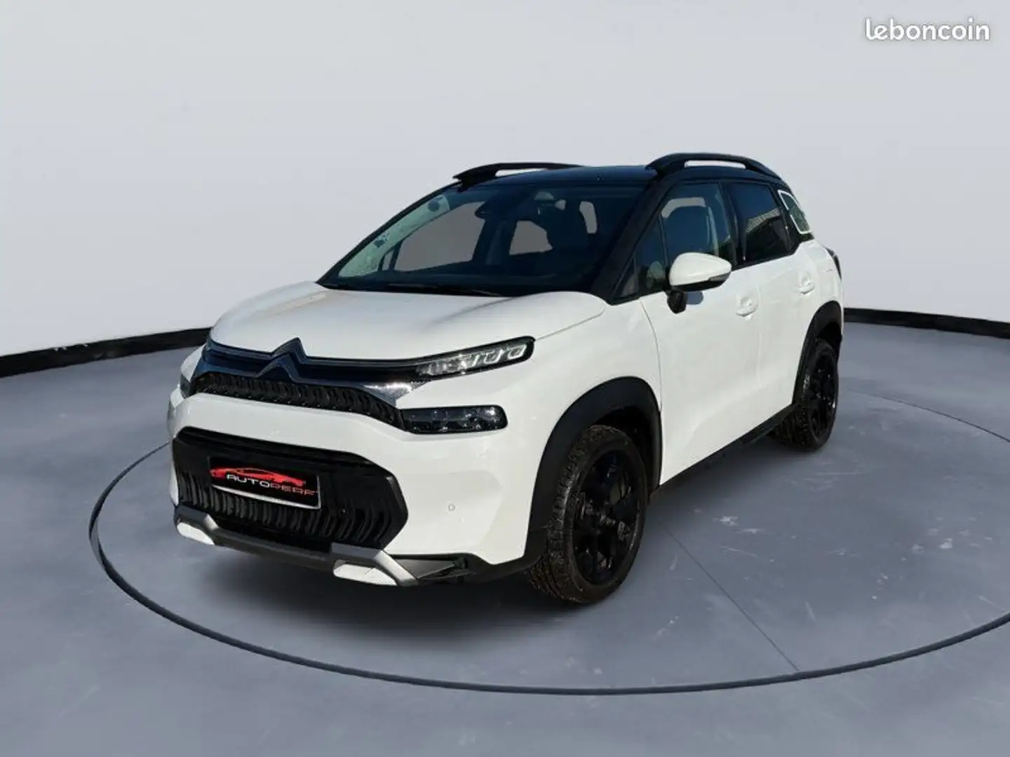 Citroen C3 Aircross Citroën 1.2 130 Ch EAT6 Shine Garantie 24 mois Pack Apple CarPlay Bluetooth Android auto Caméra de recul Régulateur vites Blanco - 1