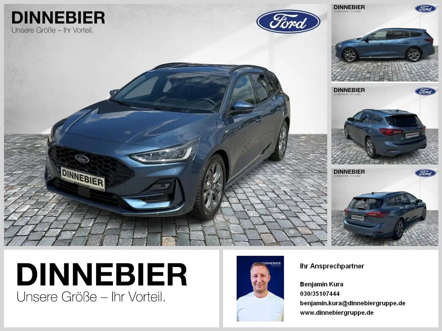 Ford Focus ST-Line X LED+AHK+Kamera+Winterpaket Bleu - 1