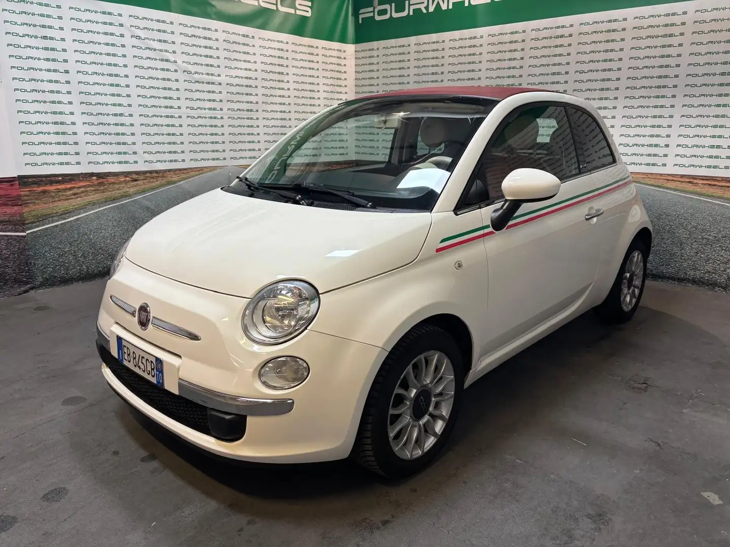 Fiat 500 500C 1.3 mjt 16v Lounge 75cv Blanco - 2