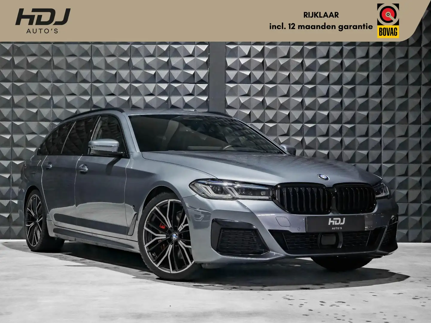 BMW 530 5-serie Touring 530i M Sport | Pano | H&K | Topv. Gris - 1