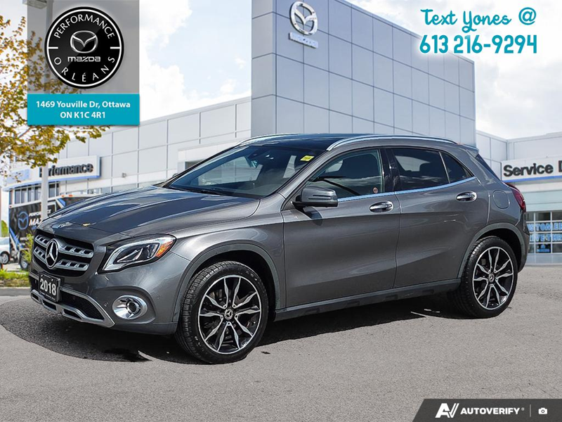 Gray 2018 Mercedes-Benz GLA SUV / Crossover All-Wheel Drive 7-Speed Automatic