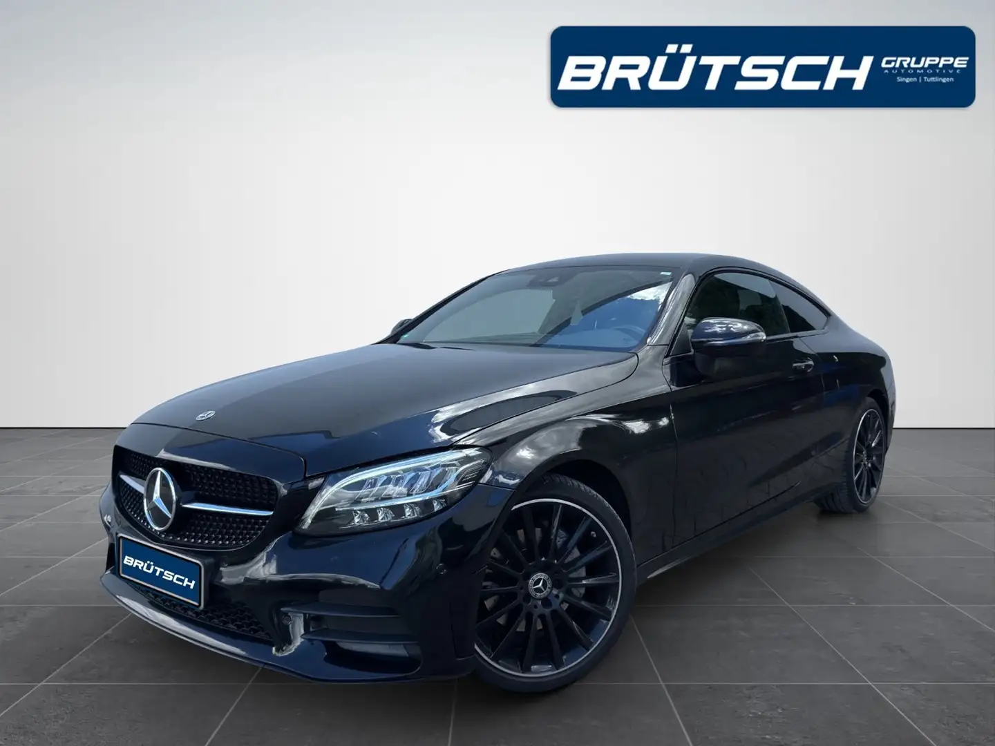 Mercedes-Benz C 200 Coupe 4Matic AMG Line AUTOMATIK / LED / ACC / AMG- Schwarz - 1