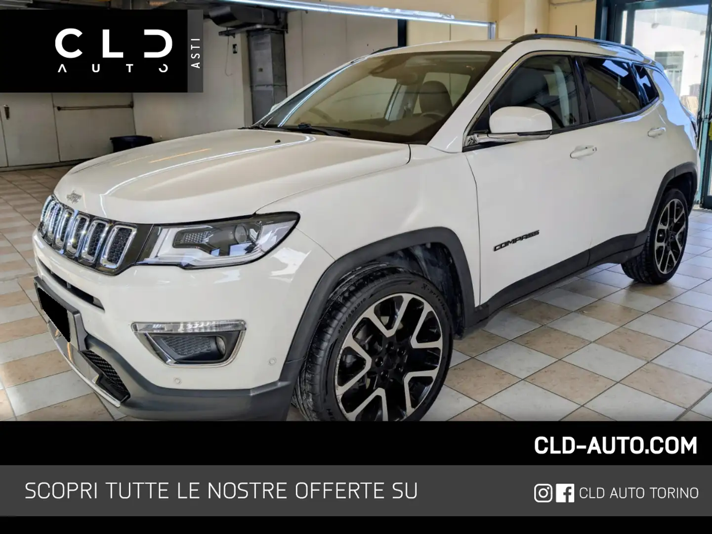 Jeep Compass 1.6 mjt2 Limited 2wd 120cv Weiß - 1