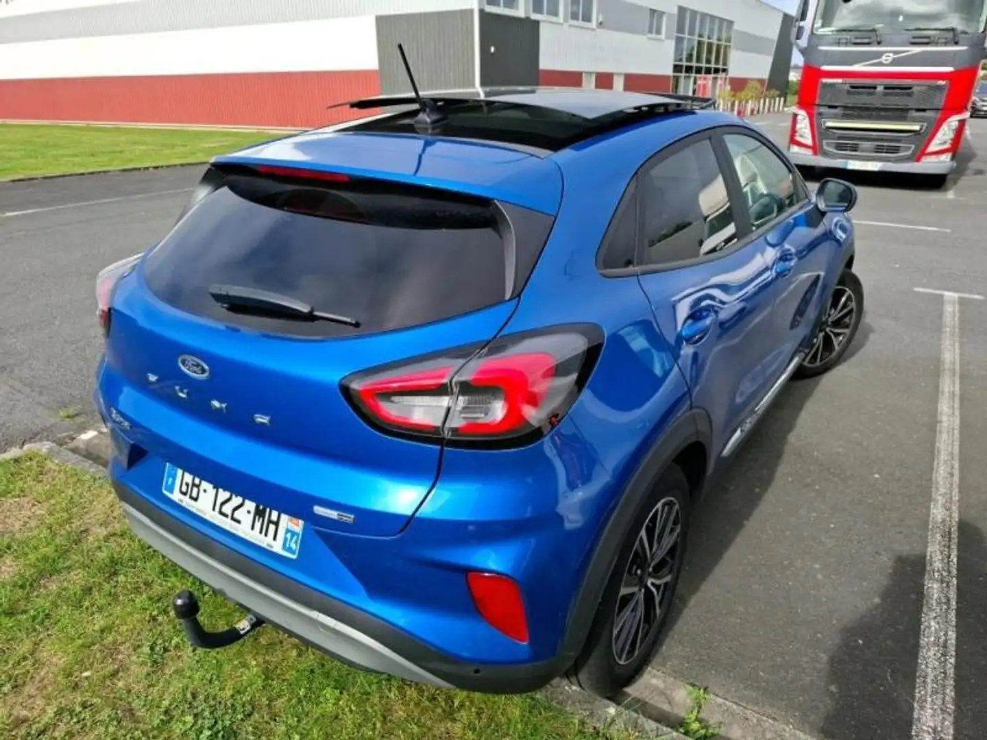 Ford Puma 1.0 EcoBoost 125ch mHEV Titanium 6cv Bleu - 2