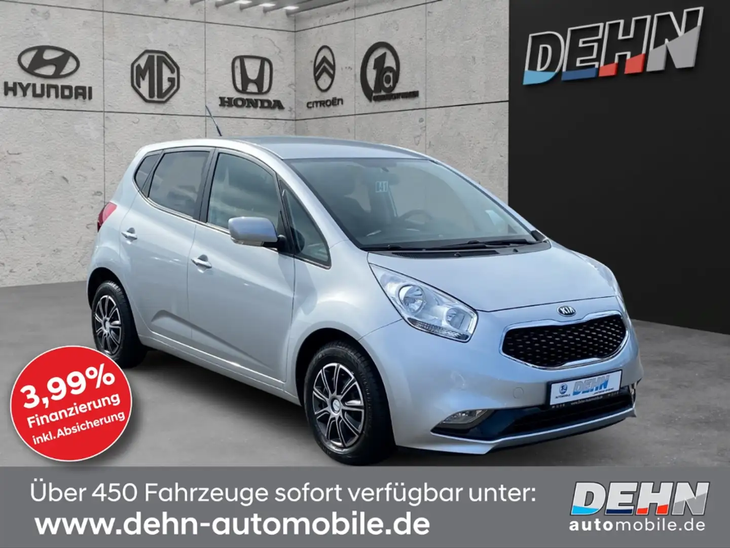Kia Venga 1.6 CVVT UEFA AT PDC SHZ LRHZ Klimaauto. Silber - 1