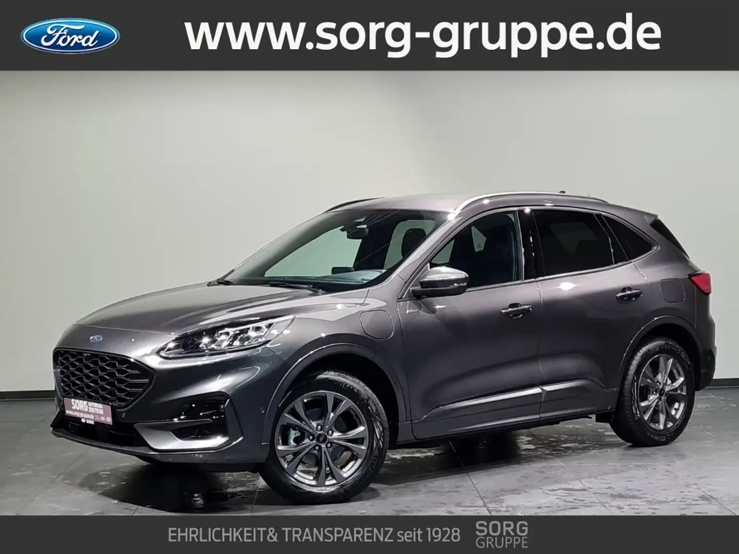 Ford Kuga 2.5 PHEV ST-Line X*AHK*iACC*NAVI*B&O*-42%* Gris - 1