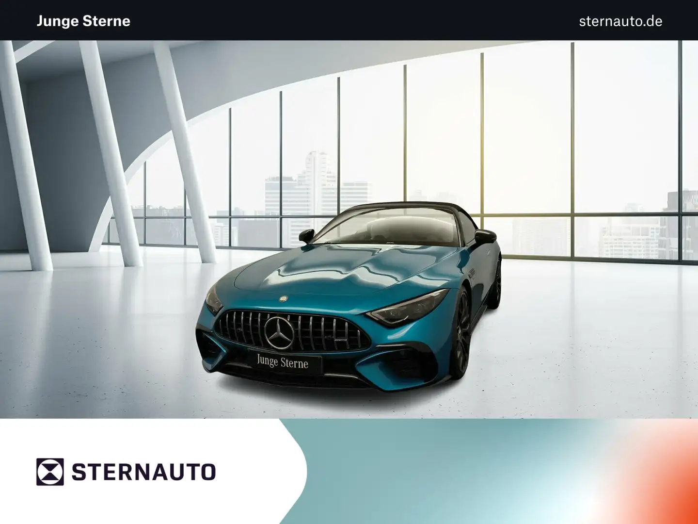 Mercedes-Benz SL 43 Premium+ Aero Burmester Night 21" Navi/Klima Blau - 1