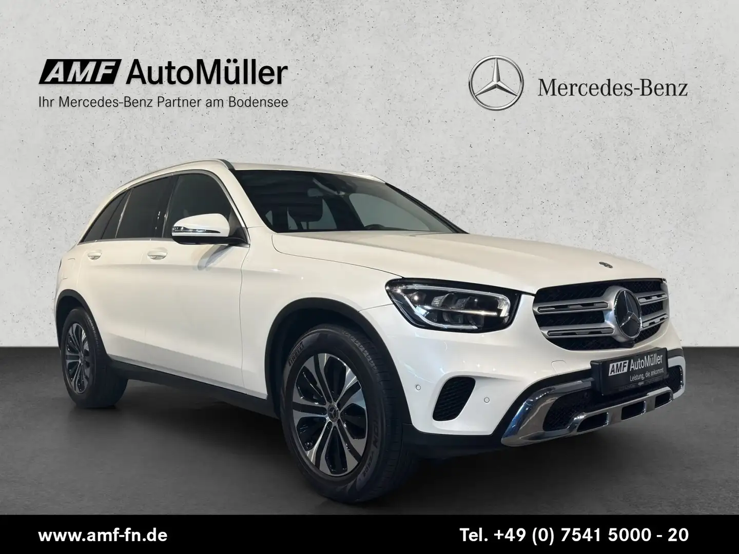 Mercedes-Benz GLC 200 GLC 200 4M AHK+360°+MEMORY+LED+EASY-P.+KLIMA+PDC Weiß - 1