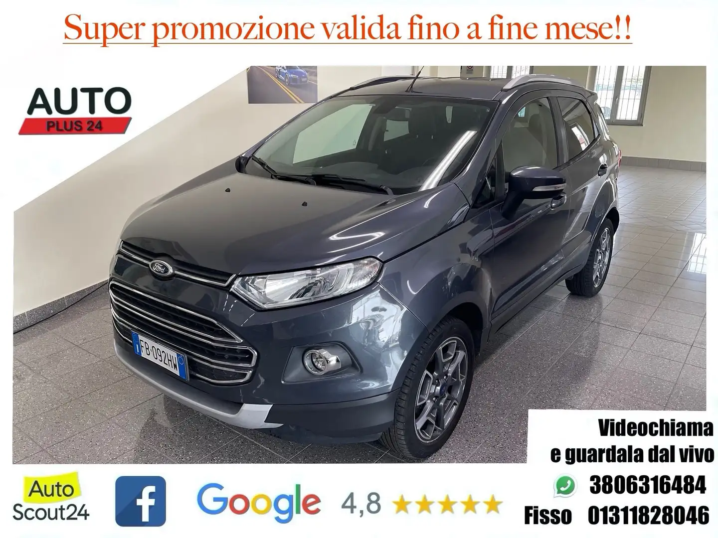 Ford EcoSport 1.5 TDCi Titanium CON PROMO PLUS Gris - 1
