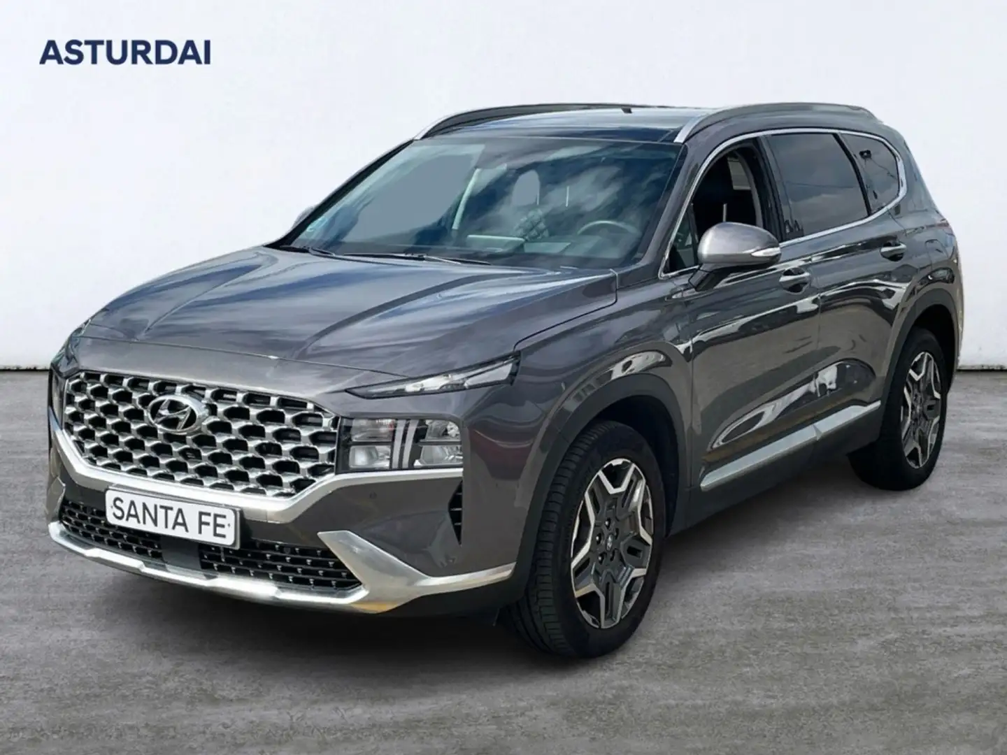 Hyundai SANTA FE 1.6TGDI HEV Tecno 7pl 2WD 6AT Gris - 1