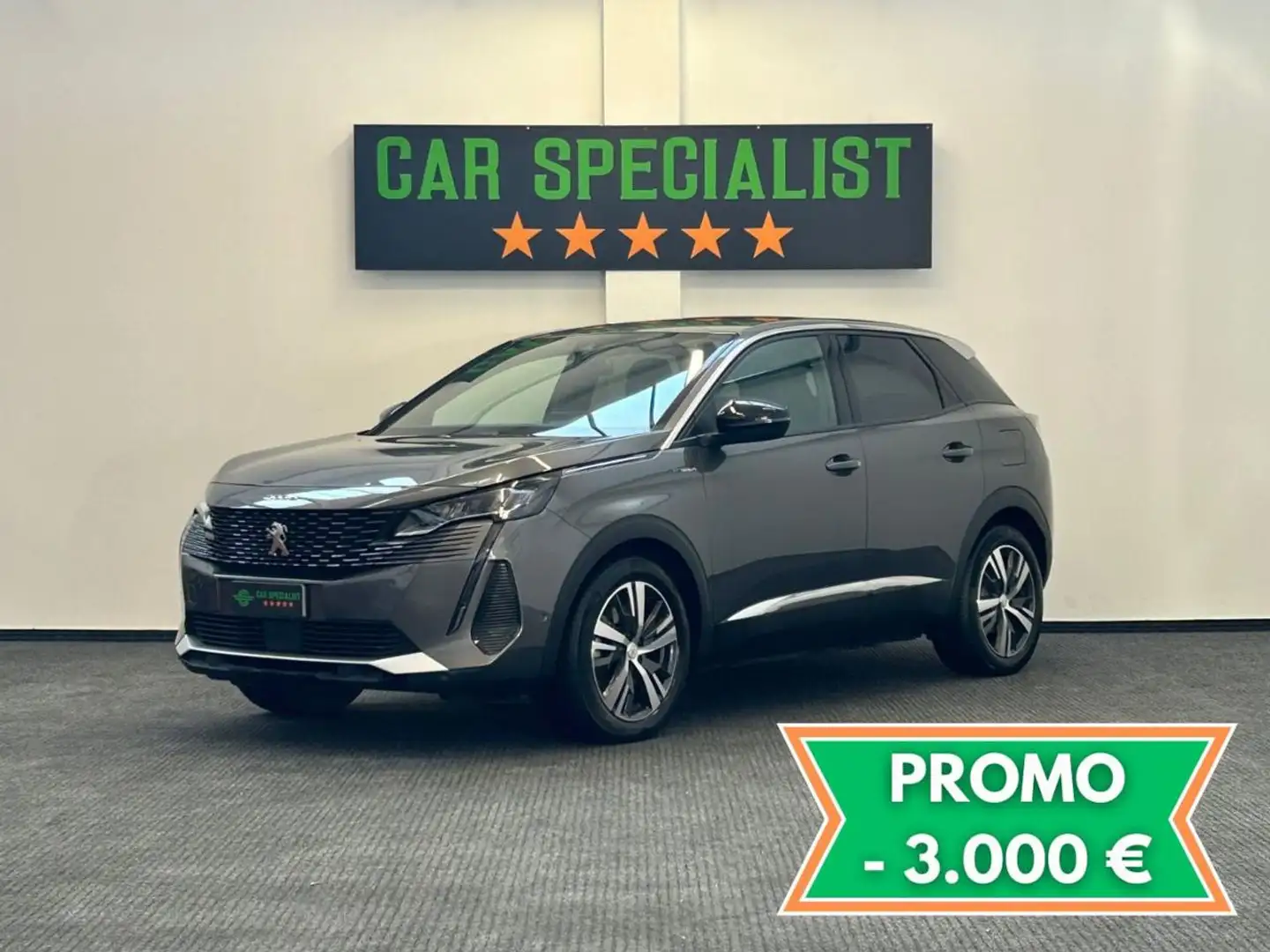 Peugeot 3008 Hybrid4 300 e-EAT8 Allure NAVI|LED|360°|CARPLAY Сірий - 1
