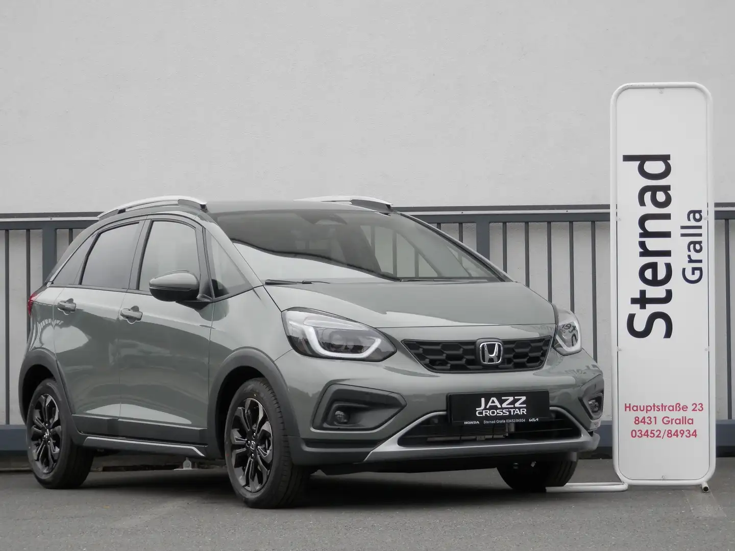 Honda Jazz 1,5 i-MMD Hybrid Crosstar Advance Aut. Grün - 2