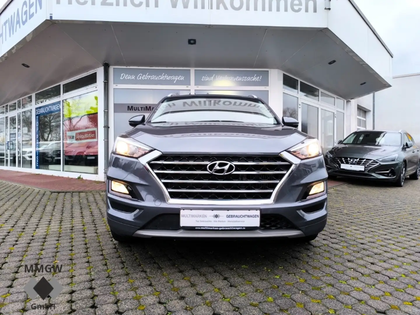Hyundai TUCSON Advantage 2WD 1.6 EU6d-T Navi/SHZ/LHZ/Totwinkelass Grigio - 2