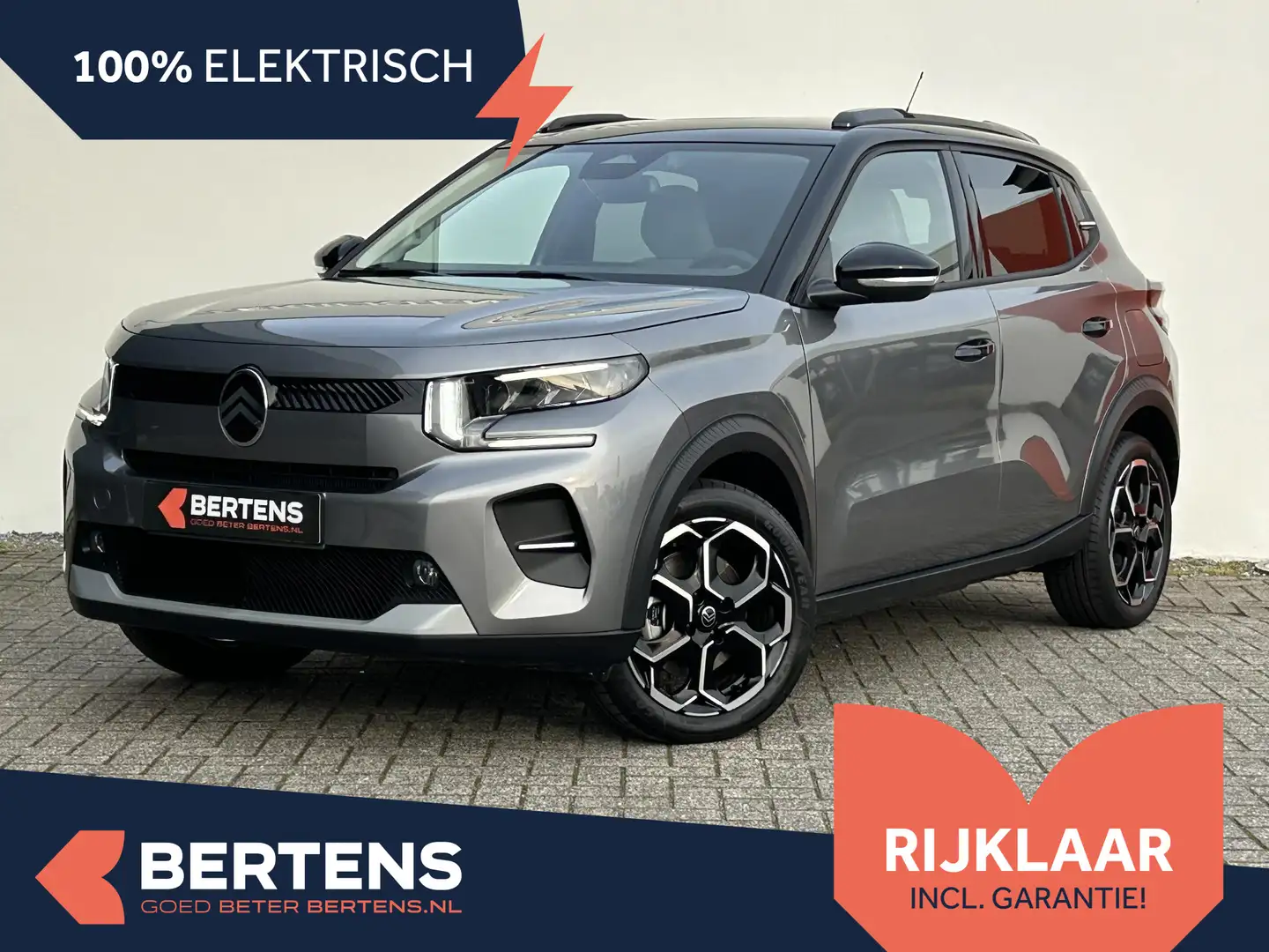 Citroen C3 Ë-C3 Max 113pk 44 kWh | Winterpakket | 17% bijtell Grijs - 1