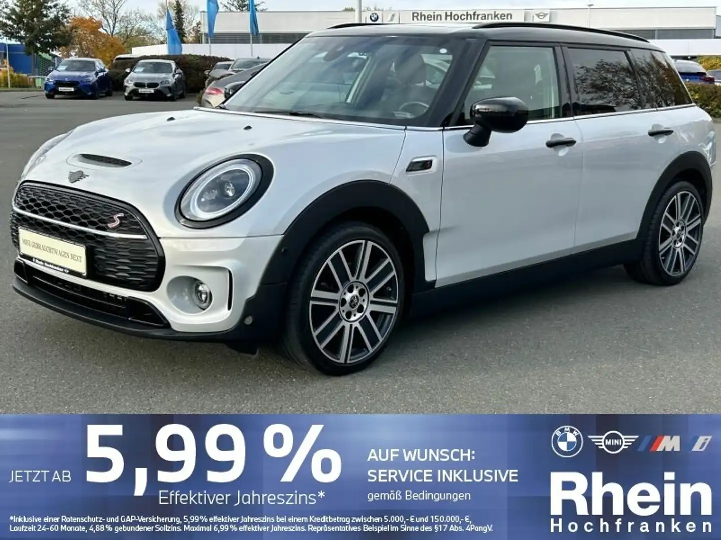 MINI Cooper S Clubman Yours Trim HUD ACC NAVI RFK Silber - 1