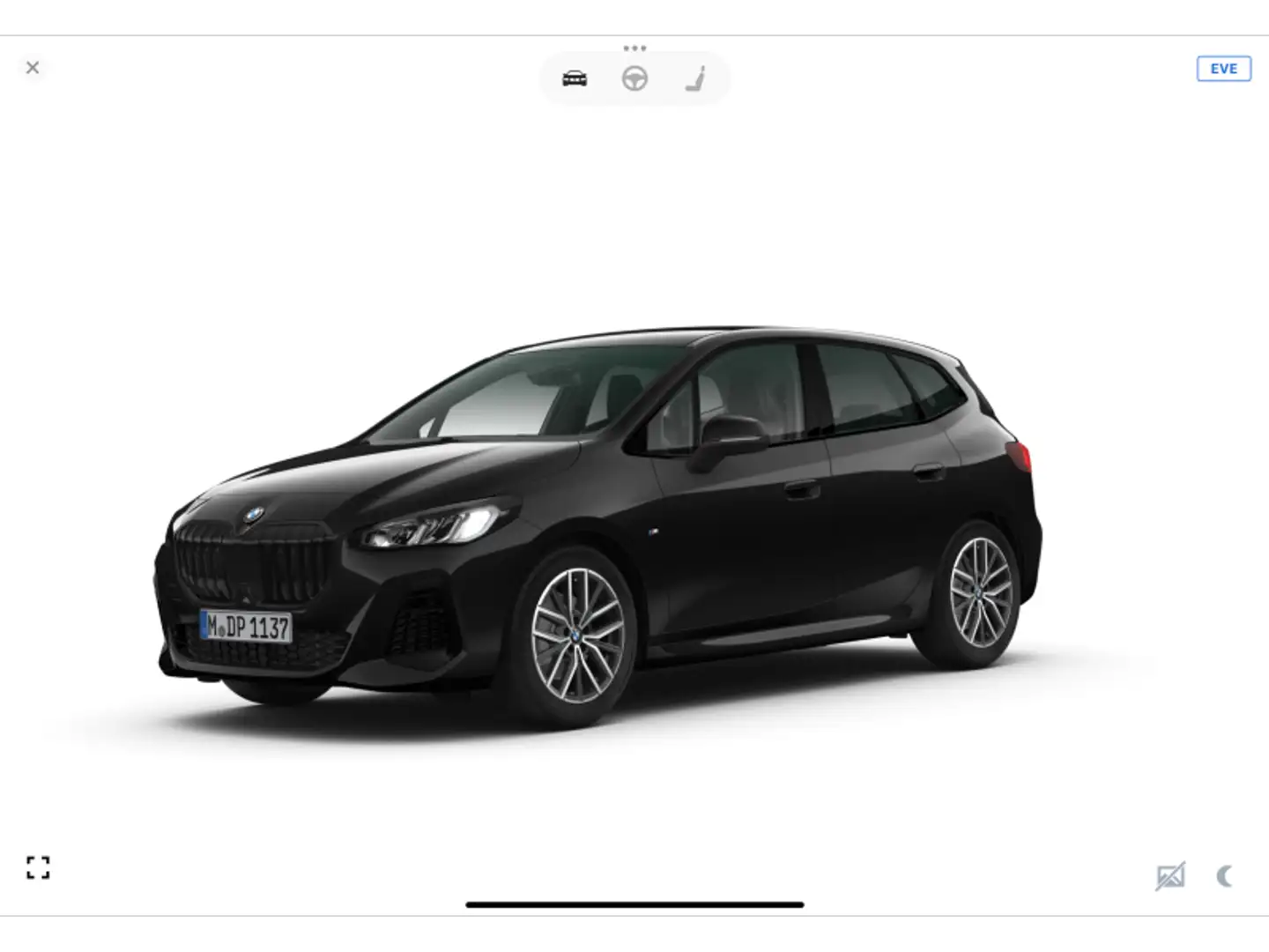 BMW 218 Active Tourer Zwart - 1